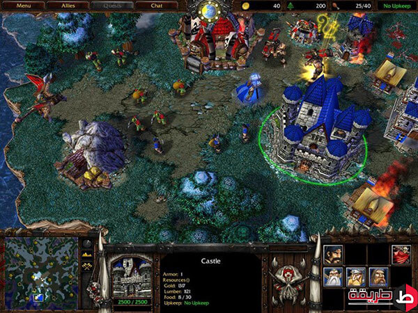 تحميل لعبة Warcraft III Reign of Chaos للكمبيوتر